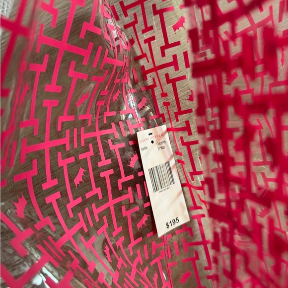 Elaine Turner Pink Transparent Tote - Picture 8 of 10